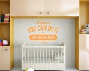 Believe You Can Quotes Wall Art Stickers